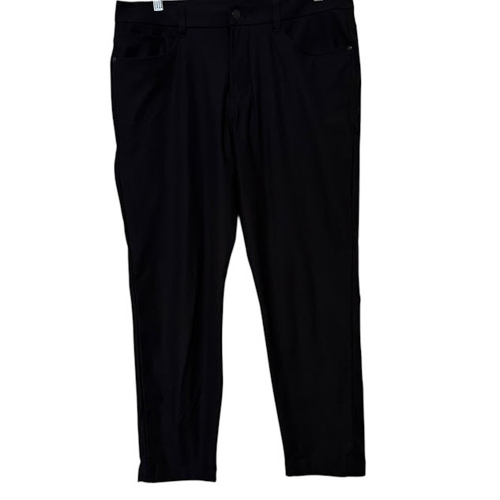 Lululemon Black ABC Slim Fit Warpstream Performance Chino Golf Pants Mens 32